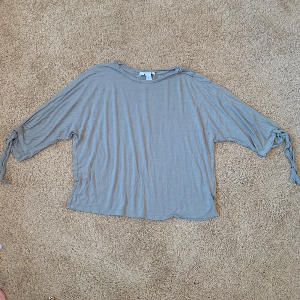 forever 21 sage green top